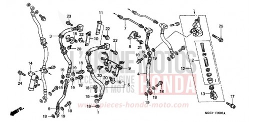 SECOND MASTER CYLINDER CB1100SF1 de 2001